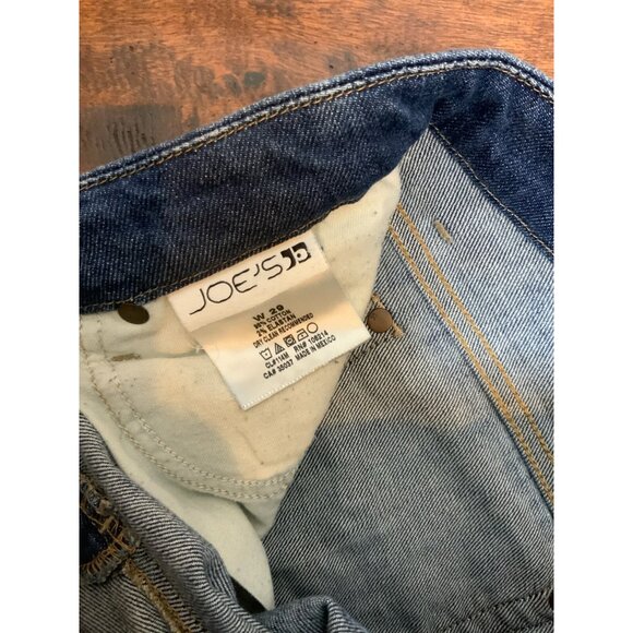 Joe's Jeans Medium Wash Ankle Cuff Cigarette Blue Jeans Size 29 - Picture 3 of 5